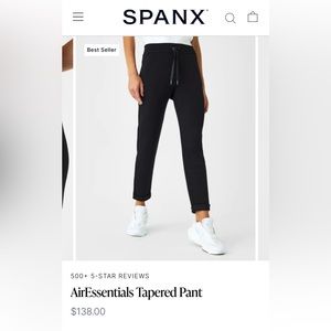 SPANX AIR ESSENTIALS TAPERED PANT 🖤